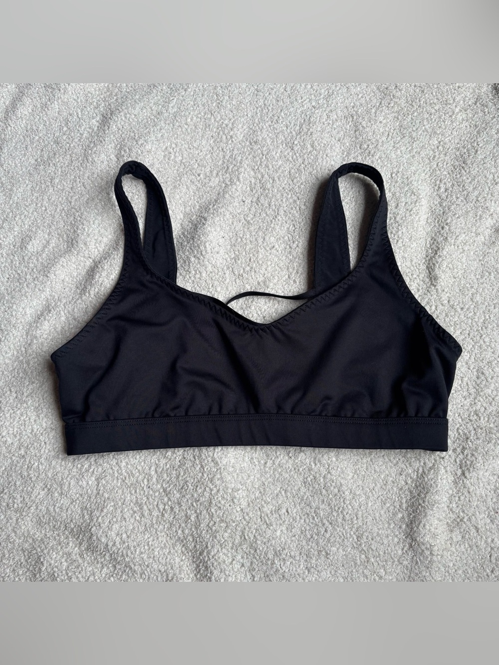 Victoria's Secret Black Seamless Sports Bralette